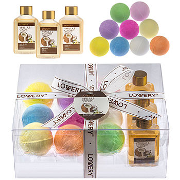 Lovery Bath Bombs Gift Set - 12pc Home Spa Kit | One Size | Bath + Body Value Sets | Beauty | Valentine's Day