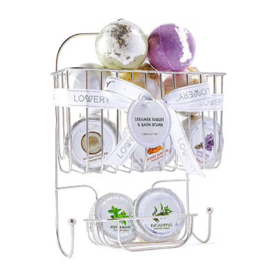 Shower Steamer Holder Basket Caddy - Moon and Stars Design