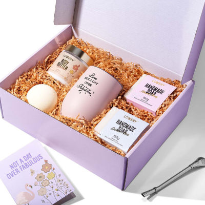 LOVERY™ Handmade Selfcare Gift Box - 8pc Relaxing Spa Kit