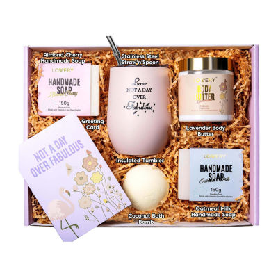 LOVERY™ Handmade Selfcare Gift Box - 8pc Relaxing Spa Kit