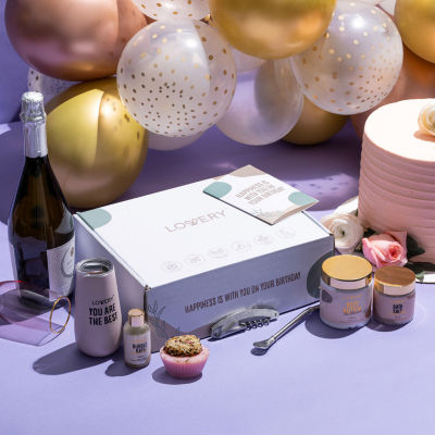 Lovery Birthday Gifts - 9pc Personalized Spa Kit