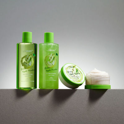 LOVERY™ Teacher Appreciation Gifts - 9pc Green Apple Thank You Basket