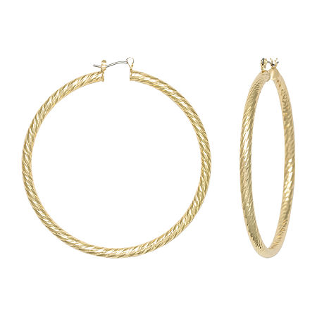 Mixit Hypoallergenic Hoop Earrings, One Size, Yellow