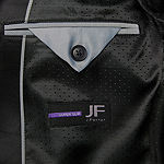 JF J.Ferrar Mens Geometric Stretch Super Slim Fit Tuxedo Jacket