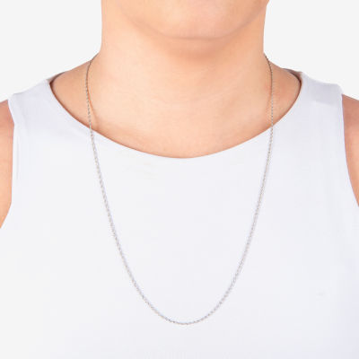 Silver Treasures Made In Italy Sterling Silver 18-24 Inch Singapore Chain Necklace