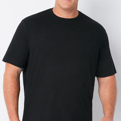 St. John's Bay Super Soft Big and Tall Mens Crew Neck Short Sleeve T