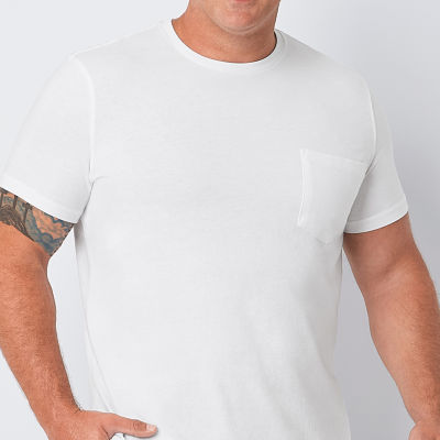 St. John's Bay Super Soft Mens Crew Neck Short Sleeve Quick Dry Big and Tall T-Shirt