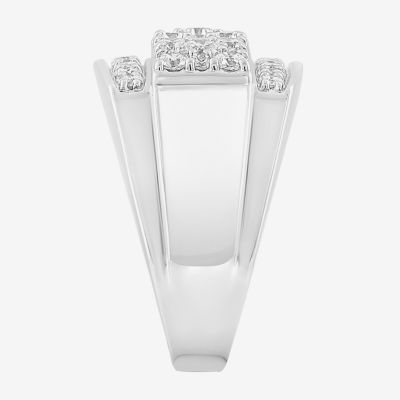 Mens 2 CT. T.W. Natural White Diamond 10K Gold Fashion Ring