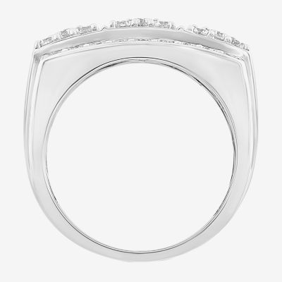 Mens 2 CT. T.W. Natural White Diamond 10K Gold Fashion Ring