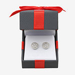 LIMITED TIME SPECIAL! 1/10 CT. T.W. Genuine Diamond 9.3 mm Stud Earrings in Sterling Silver