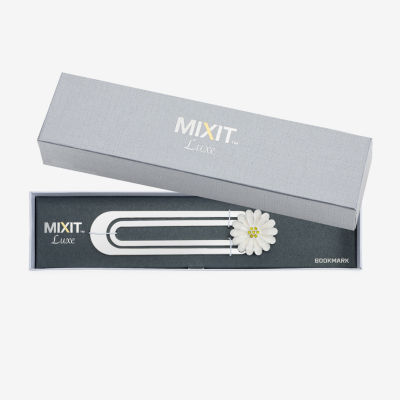 Mixit Silver Tone Bookmark