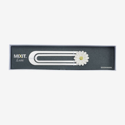 Mixit Silver Tone Bookmark