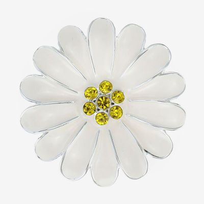 Mixit Silver Tone Flower Pin