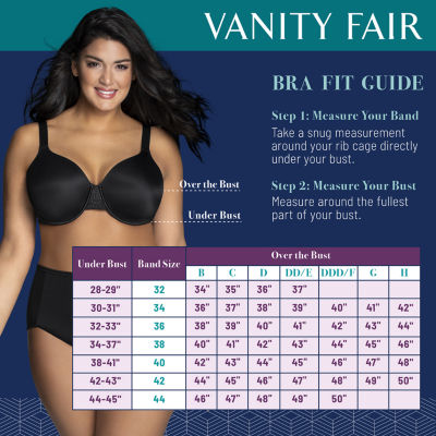 Vanity Fair® Beauty Back™ Full-Coverage Underwire Bra - 75345, Color: Soft  Jade Stripe - JCPenney