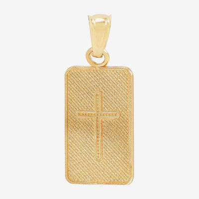 Mi Primera Comunion" Unisex Adult 14K Gold Oval Pendant