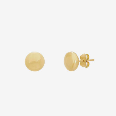 14K Gold 9mm Stud Earrings