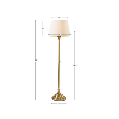 Martha Stewart 59"H Aelorian Floor Lamp