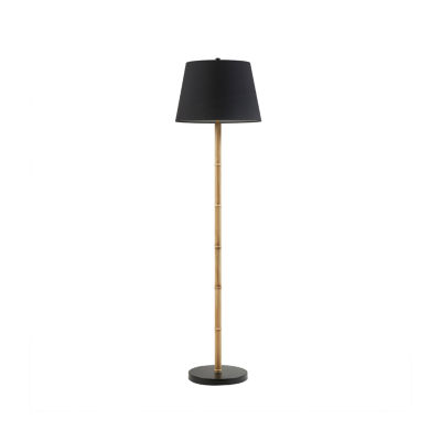 Martha Stewart 60"H Nassau Bamboo Floor Lamp