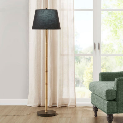 Martha Stewart 60"H Nassau Bamboo Floor Lamp
