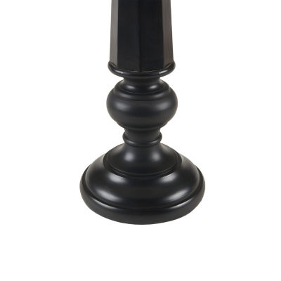 Martha Stewart Landsdown Black Faceted Table Lamp