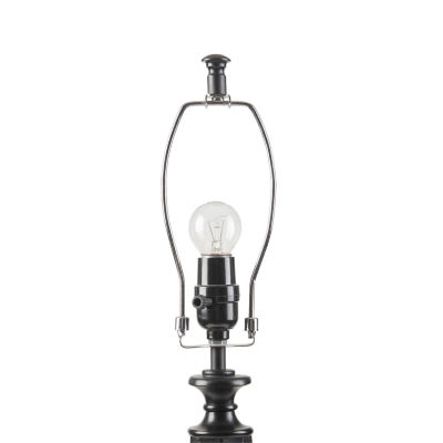 Martha Stewart Landsdown Black Faceted Table Lamp