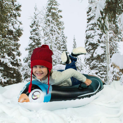 Pool Candy Penguin Inflatable Kids Snow Sled