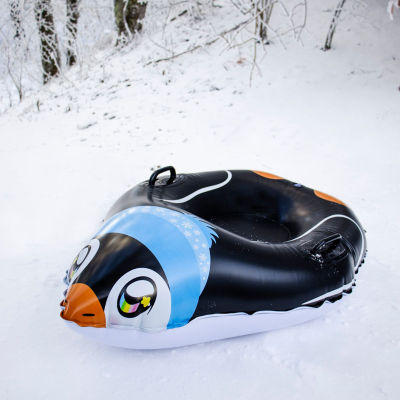 Pool Candy Penguin Inflatable Kids Snow Sled