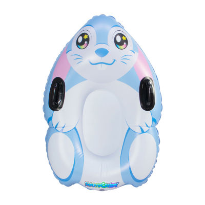 Pool Candy Snow Bunny Inflatable Kids Snow Sled