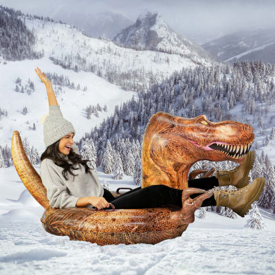 Pool Candy T-Rex Dinosaur Jumbo Snow Sled