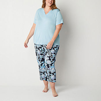 Liz Claiborne Cool and Calm Womens Pajama Capri Pants - JCPenney