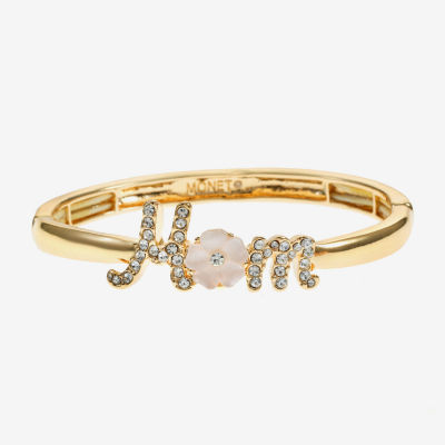 Monet Jewelry Mom Flower Bangle Bracelet