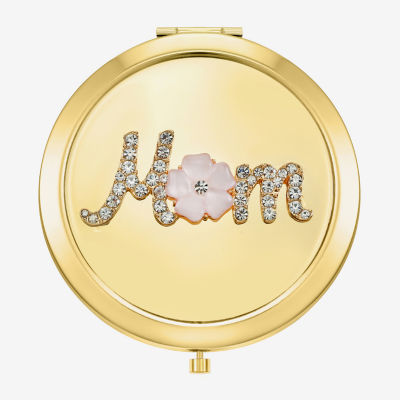 Monet Jewelry Mom Flower Compact Mirror