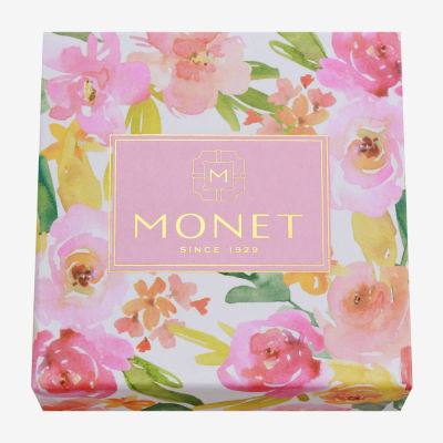 Monet Jewelry Mom Flower Heart Compact Mirror