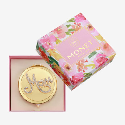 Monet Jewelry Mom Gold Tone Compact Mirrors