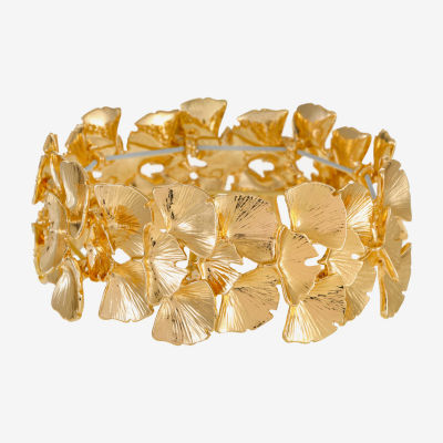Monet Jewelry Gold Tone Stretch Bracelet