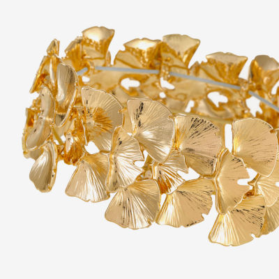 Monet Jewelry Gold Tone Stretch Bracelet