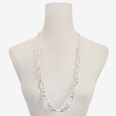 Liz Claiborne 34 Inch Link Strand Necklace