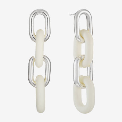 Liz Claiborne Link Drop Earrings