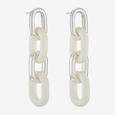 Liz Claiborne Link Drop Earrings