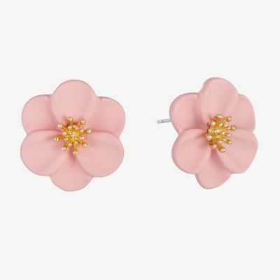 Liz Claiborne 19mm Flower Stud Earrings
