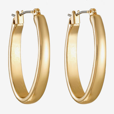 Liz Claiborne Oval Hoop Earrings