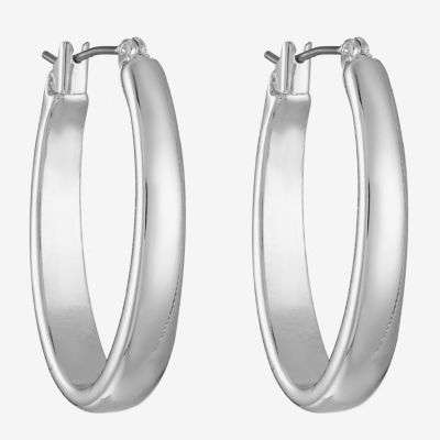 Liz Claiborne Oval Hoop Earrings