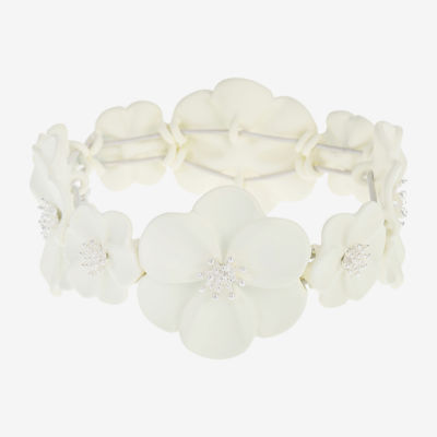 Liz Claiborne Flower Stretch Bracelet