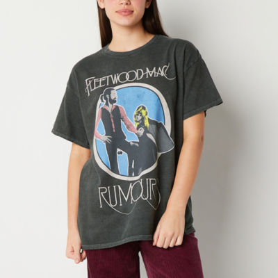 New World Juniors Fleetwood Mac Rumors Tee Womens Crew Neck Short Sleeve Graphic T-Shirt