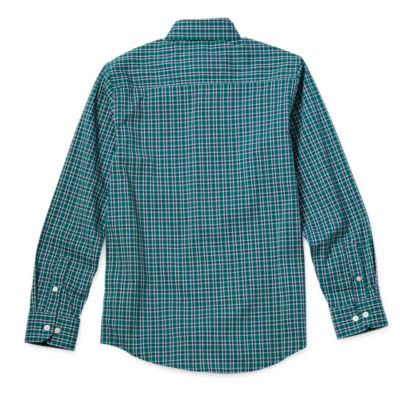 IZOD Little & Big Boys Point Collar Long Sleeve Shirt + Tie Set