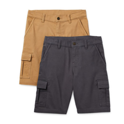 Thereabouts Little & Big Boys Stretch Fabric Adjustable Waist 2-pc. Cargo Short