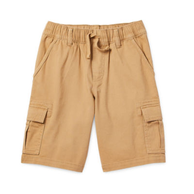 Thereabouts Little & Big Boys Stretch Fabric Adjustable Waist Pull-On Cargo Short