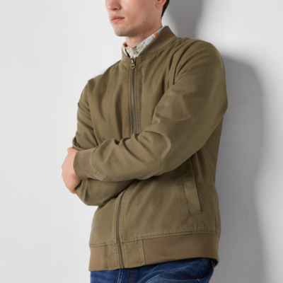 mutual weave Mens Lightweight Canvas Bomber Jacket