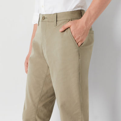 mutual weave Standard Chino Mens Slim Fit Flat Front Pant