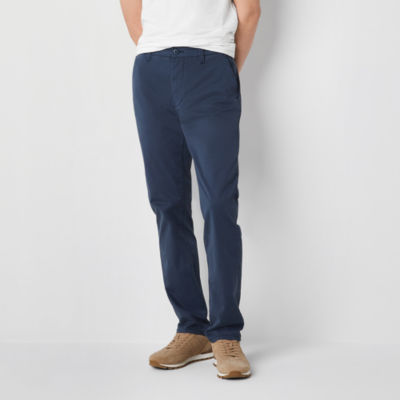 mutual weave Stretch Mens Slim Fit Flat Front Pant - JCPenney